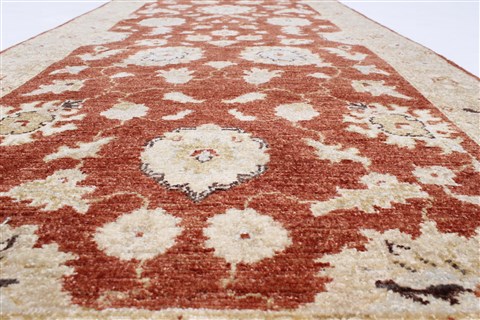 Chobi Brown Runner Hand Knotted 211 X 88 Area Rug 250-23186 Image 11