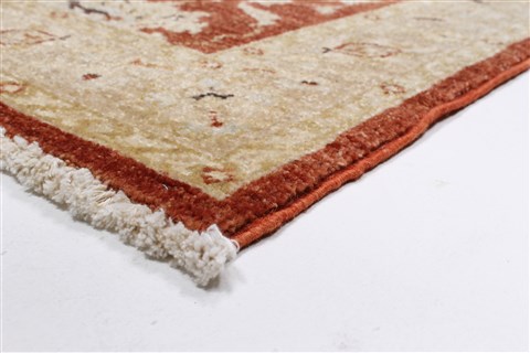 Chobi Brown Runner Hand Knotted 211 X 88 Area Rug 250-23186 Image 4