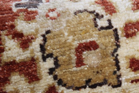 Chobi Brown Runner Hand Knotted 211 X 88 Area Rug 250-23186 Image 5