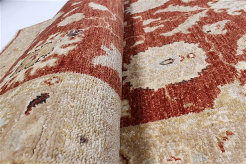 Chobi Brown Runner Hand Knotted 211 X 88 Area Rug 250-23186 Image 8