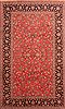 Yazd Red Hand Knotted 65 X 108  Area Rug 100-23207 Thumb 0