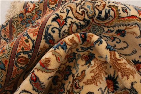 Kashmar Beige Hand Knotted 68 X 107 Area Rug 100-23212 Image 2