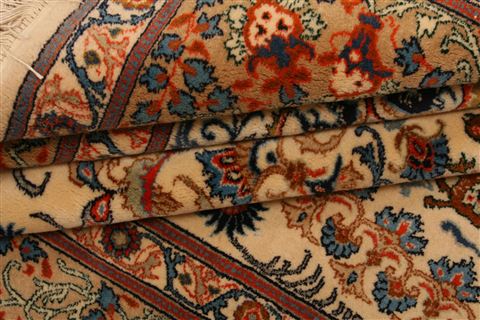 Kashmar Beige Hand Knotted 68 X 107 Area Rug 100-23212 Image 3