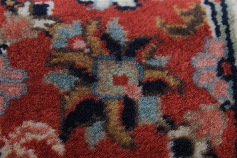 Kashan Blue Runner Hand Knotted 28 X 911 Area Rug 250-23218 Image 8