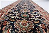 Kashan Blue Runner Hand Knotted 28 X 911  Area Rug 250-23218 Thumb 1