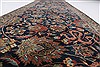 Isfahan Blue Runner Hand Knotted 28 X 911  Area Rug 250-23220 Thumb 1