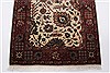Kashan Beige Runner Hand Knotted 28 X 99  Area Rug 250-23222 Thumb 4