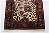 Kashan Beige Runner Hand Knotted 28 X 99 Area Rug 250-23222 Thumb 4
