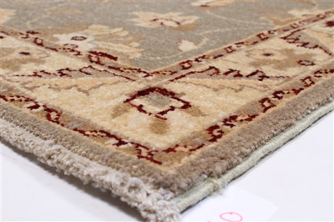 Pishavar Grey Runner Hand Knotted 29 X 99 Area Rug 250-23225 Image 4