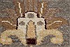 Pishavar Grey Runner Hand Knotted 29 X 99 Area Rug 250-23225 Thumb 5