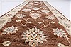 Chobi Brown Runner Hand Knotted 25 X 83  Area Rug 250-23228 Thumb 3
