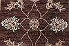 Chobi Brown Runner Hand Knotted 25 X 83  Area Rug 250-23228 Thumb 5