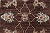 Chobi Brown Runner Hand Knotted 25 X 83 Area Rug 250-23228 Thumb 5