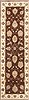 Chobi Brown Runner Hand Knotted 25 X 83  Area Rug 250-23228 Thumb 0