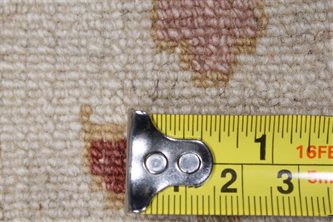 Chobi Beige Runner Hand Knotted 27 X 711 Area Rug 250-23230 Image 10