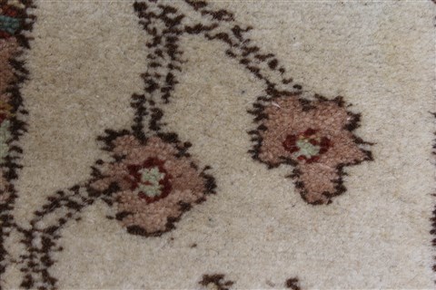 Chobi Beige Runner Hand Knotted 30 X 711 Area Rug 250-23232 Image 6