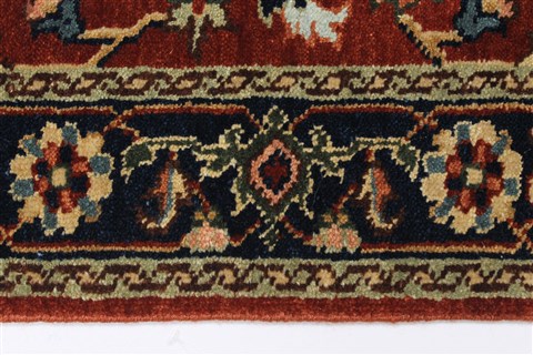 Kashmar Brown Runner Hand Knotted 25 X 80 Area Rug 250-23233 Image 2