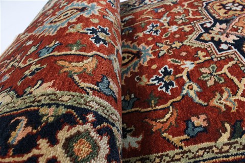 Kashmar Brown Runner Hand Knotted 25 X 80 Area Rug 250-23233 Image 8
