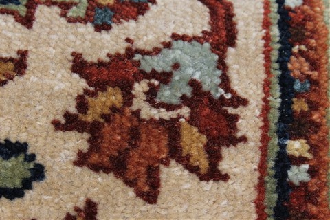 Serapi Beige Runner Hand Knotted 26 X 711 Area Rug 250-23235 Image 8