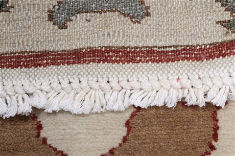 Chobi Beige Runner Hand Knotted 29 X 611 Area Rug 250-23237 Image 11