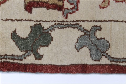 Chobi Beige Runner Hand Knotted 29 X 611 Area Rug 250-23237 Image 1
