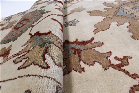 Chobi Beige Runner Hand Knotted 29 X 611 Area Rug 250-23237 Image 9
