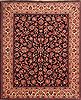 Mashad Blue Square Hand Knotted 69 X 84  Area Rug 100-23242 Thumb 0