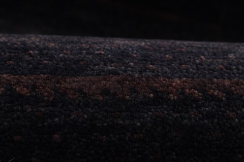 Gabbeh Brown Runner Hand Knotted 31 X 81 Area Rug 250-23245 Image 6