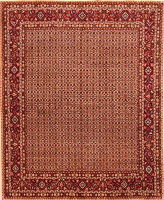 Persian Birjand Red Rectangle 6x9 ft Wool Carpet 23251