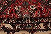 Sarouk Red Square Hand Knotted 87 X 89  Area Rug 100-23255 Thumb 6