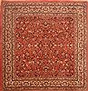 Sarouk Red Hand Knotted 85 X 87 Area Rug 100-23265 Thumb 0