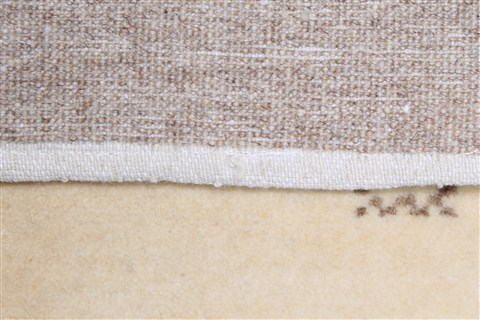Gabbeh Beige Runner Hand Knotted 27 X 81 Area Rug 250-23267 Image 10
