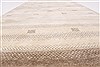 Gabbeh Beige Runner Hand Knotted 27 X 81  Area Rug 250-23267 Thumb 2