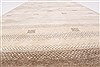 Gabbeh Beige Runner Hand Knotted 27 X 81 Area Rug 250-23267 Thumb 2