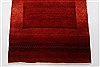Gabbeh Red Runner Hand Knotted 26 X 710 Area Rug 250-23268 Thumb 3