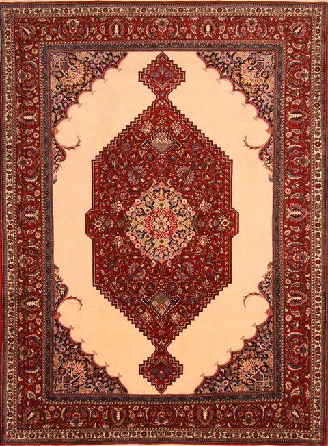 Bakhtiar Red Hand Knotted 611 X 93 Area Rug 100-23278 Image 0