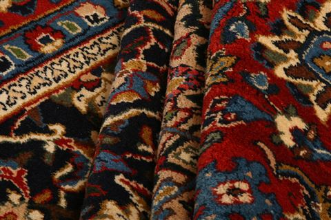 Sarouk Red Hand Knotted 611 X 102 Area Rug 100-23280 Image 4