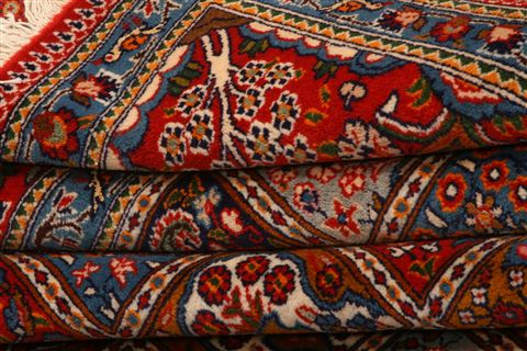 Mood Red Hand Knotted 67 X 93 Area Rug 100-23283 Image 6