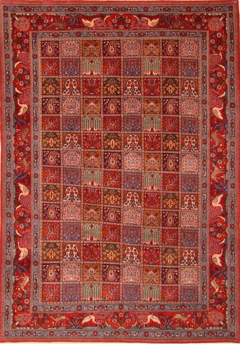 Mood Red Hand Knotted 67 X 93 Area Rug 100-23283 Image 0