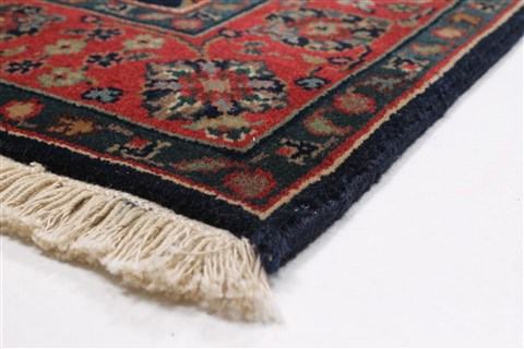 Tabriz Blue Runner Hand Knotted 28 X 710 Area Rug 250-23291 Image 5
