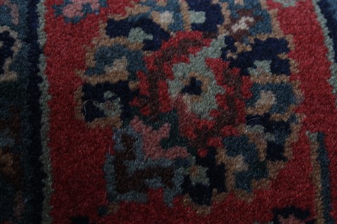Tabriz Blue Runner Hand Knotted 28 X 710 Area Rug 250-23291 Image 8