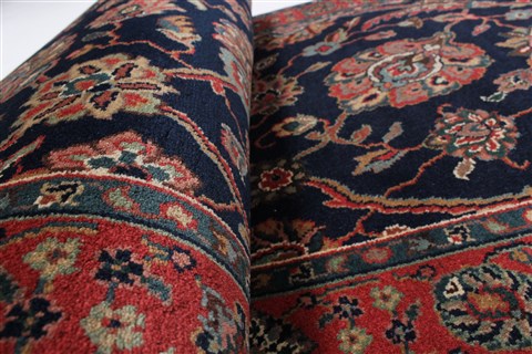 Tabriz Blue Runner Hand Knotted 28 X 710 Area Rug 250-23291 Image 9