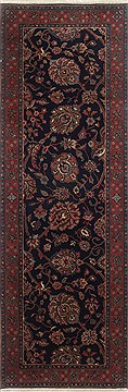 Indian Tabriz Blue Runner 6 to 9 ft Wool Carpet 23291