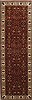 Semnan Brown Runner Hand Knotted 27 X 711  Area Rug 250-23295 Thumb 0
