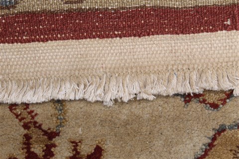 Chobi Beige Runner Hand Knotted 30 X 81 Area Rug 250-23297 Image 11