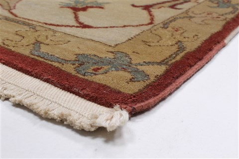Chobi Beige Runner Hand Knotted 30 X 81 Area Rug 250-23297 Image 6