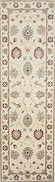 Ziegler Beige Runner Hand Knotted 2'7" X 8'8"  Area Rug 250-23298