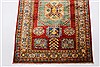 Kazak Red Runner Hand Knotted 27 X 87  Area Rug 250-23312 Thumb 4