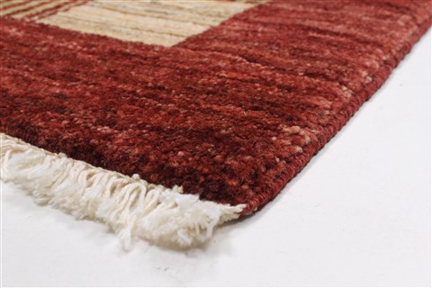 Modern Beige Runner Hand Knotted 28 X 79 Area Rug 250-23318 Image 6