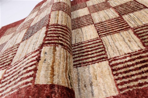 Modern Beige Runner Hand Knotted 28 X 79 Area Rug 250-23318 Image 9